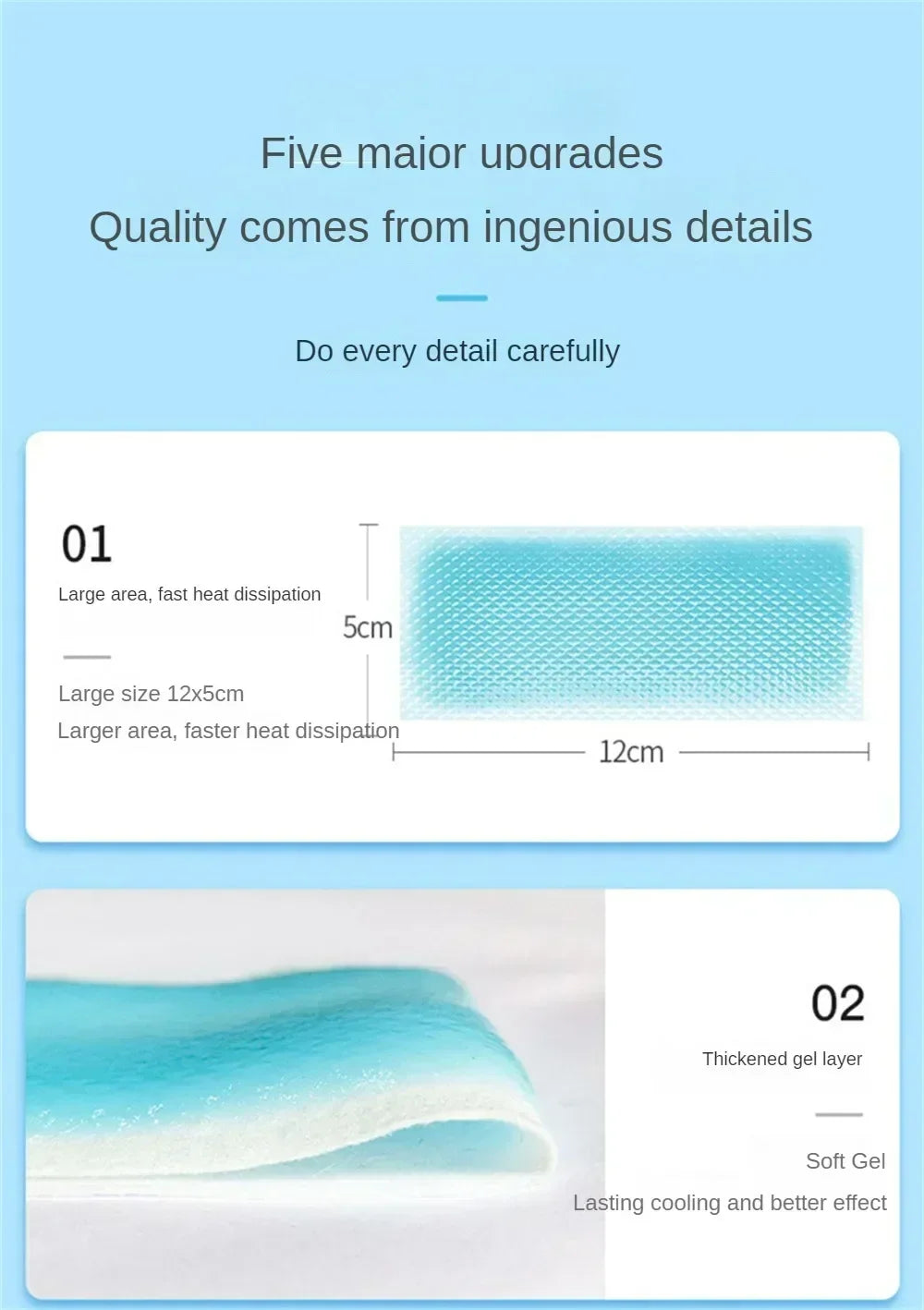 Summer high temperature cooling patch - cool cool cooling - suitable for physical cooling patch - mobile phone cooling patch