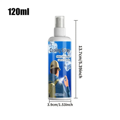 Cool Spray For Summer Household Instant Cooling Spray Natural Plant Extracts Cooling Artifact For Camping Outings Traveling