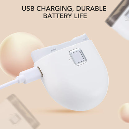 Electric Nail Clipper Grinding and Polishing with Light Automatic Nail Trimmer Rechargeable Nail Cutter Manicure for Baby Adult