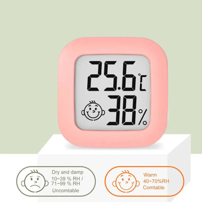 Digital Thermometer Hygrometer Indoor Room Temperature LCD Electronic Humidity Meter Sensor Gauge Weather Station For Home