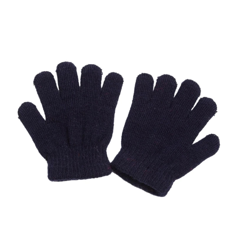 Premium Toddler Winter Gloves - Plush Lined Knitted Mittens for Kids Ages 2-6 Years