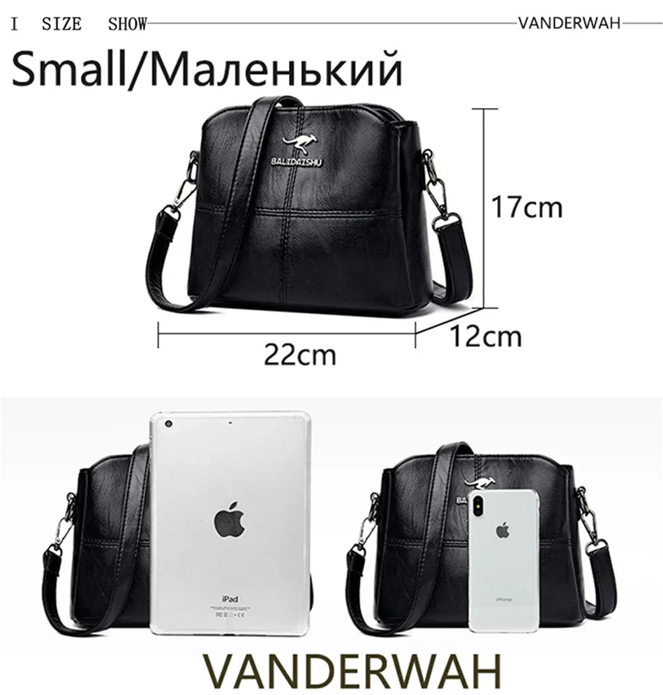 Genuine Brand PU Leather Sac Luxury Handbags Women Bags Designer Shoulder Crossbody Hand Bags for Women 2022 Purses and Handbags