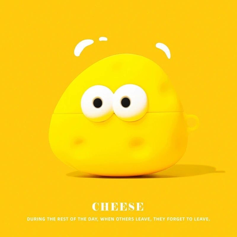 For Airpods 1 2 3 4 Pro Pro 2 Pro 3 Crayons Shark Dog Silicone Earphone Case Accessories Cover