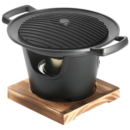 Japanischer Ein-Personen-Backofen, abnehmbarer japanischer Spirituskocher, tragbarer Mini-Grillherd, japanischer rauchfreier Spirituskocher