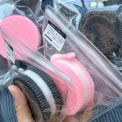 Biscuit Stress Relief Toy Funny Squeeze Toy Decompression Cookie Soft Squishes Toy Hand Relax Sensory Fidget Toys