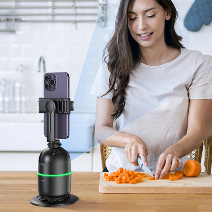 Auto Face Tracking Tripod No App Smart Shooting Stand with Remote & Gesture Control Gimbal Stabilizer for  Video Recording