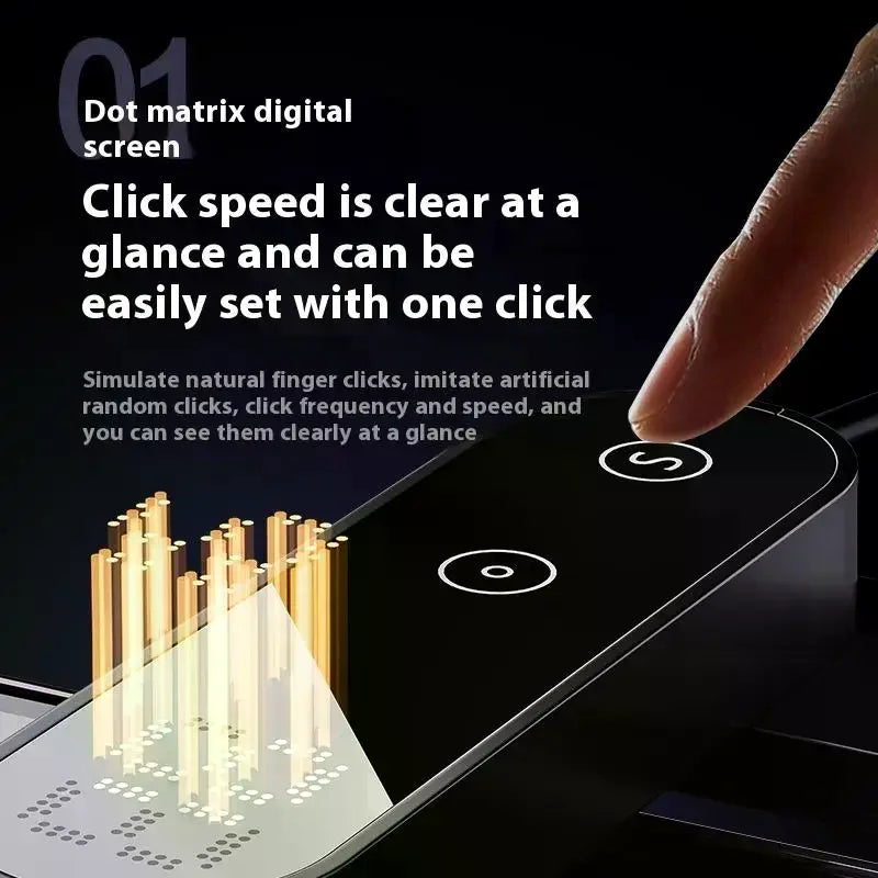 Screen Auto Clicker Simulated Finger Clicking For TikTok Smart Phone App Video Live Streaming Screen Touch Tripods Tapper Device