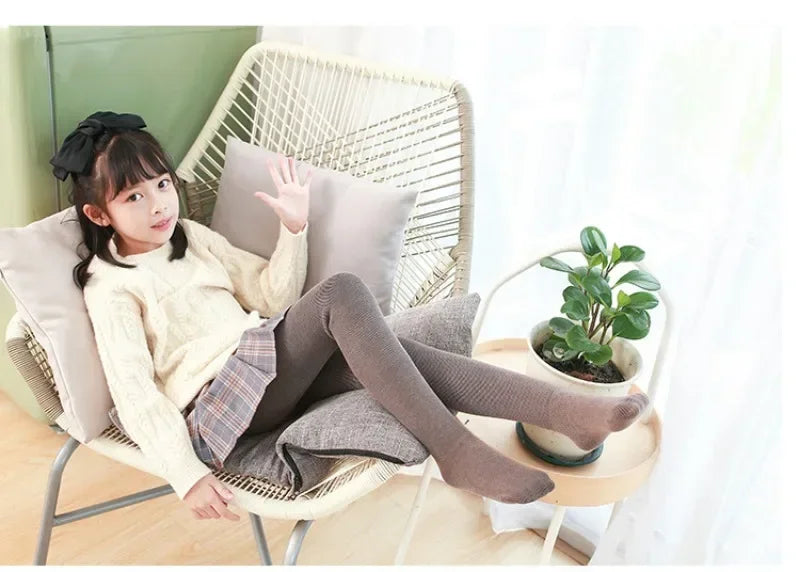 Winter Baby Girls Leggings Thick Warm Tights Girl Skinny Pants Children Pantyhose Kids Winter Leggings For Girls