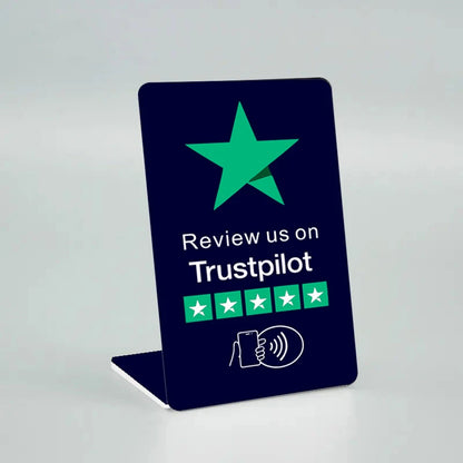 NFC Programmable Google Review Card NFC Table Display NFC Google Reviews Display Bending Card