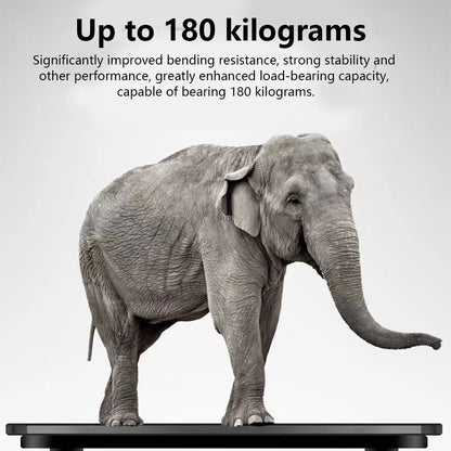 Digital Bathroom Scales 180KG Body Weight Weighing Scale LCD Electronic Black