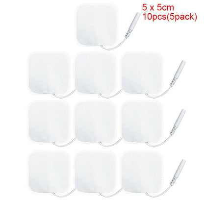 10/20pcs Muscle Stimulator Electrode Pads Gel Non-woven Fabric Self Adhesive Replacement Pads for Tens Digital Therapy Machine