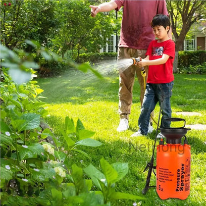 NEW 5 Litre Pressure Weed Killer Sprayer Garden Spray Bottle Chemical Water UK.
