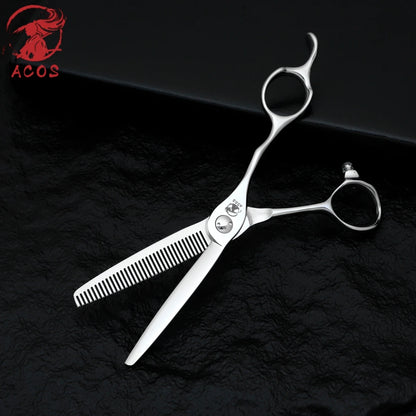 MSHUIGU professional barber Small size scissors 440C 5-5.5-6inch Multifunctional thinning shears Salon Tool Accessories
