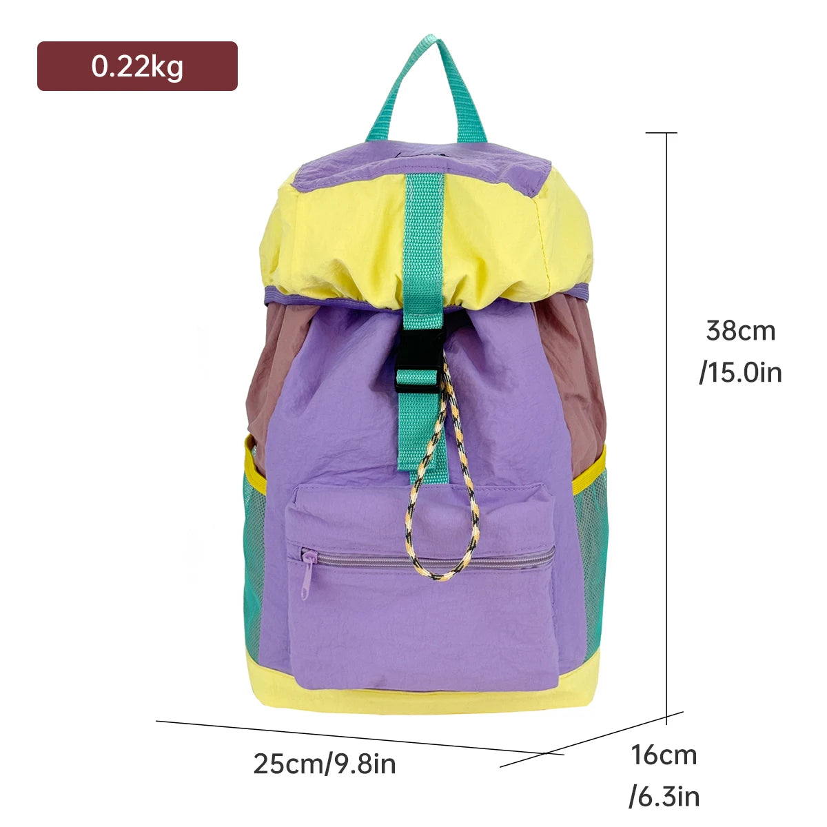 Outdoor Sports Backpack Women's New Cycling Bag Travel Backpack Spring Outing Lightweight Multi-Functional Mountaineering Bag Climbing Bag Large Capacity Hiking School Bag