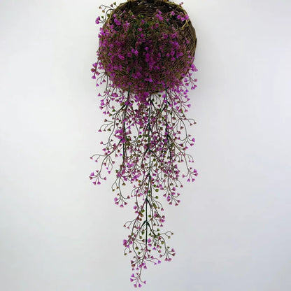 Livingandhome Realistic Artificial Hanging Vine Plants, 82cm