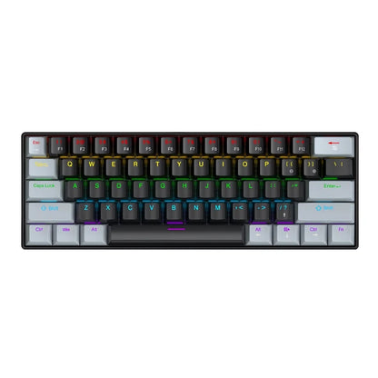 APAYADO K61 Keyboard 60% Portable Wired Mechanical Keyboard Wired 61 Keys Phantom RGB