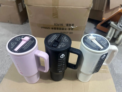 HydroJug Thermobecher 32 oz/40 oz mit Strohhalmdeckel, Edelstahl, vakuumisoliert, doppelwandig, für unterwegs