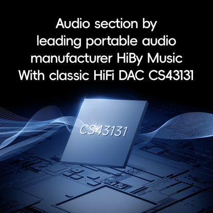 HiBy Digital M300 Android 13 Music Player MP3 HiFi Audio Bluetooth WiFi DSD256 FM Radio Dual Mic Built-in Speaker IPS 29hr 128GB