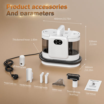 OMESER C988 Spot Cleaner 13kpa 1650w Vacuum Steam Cleaner Spray Suction Integrated Handheld Cleaning Carpet Cleaner Machine