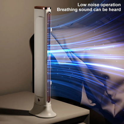 Office 5W 5V Bladeless Fan 37CM Space-Saving Air Condition Fan Oscillating Fan for Bedroom Home Office Room Cooler Tower Fan