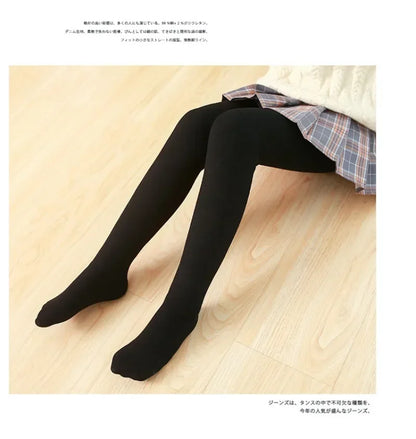 Winter Baby Girls Leggings Thick Warm Tights Girl Skinny Pants Children Pantyhose Kids Winter Leggings For Girls