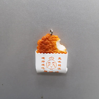 South Korean Ins Cute And Interesting Simulation Of Small Snacks Miniature Refrigerator Sticker Magnetic Magnet Decoration Gift