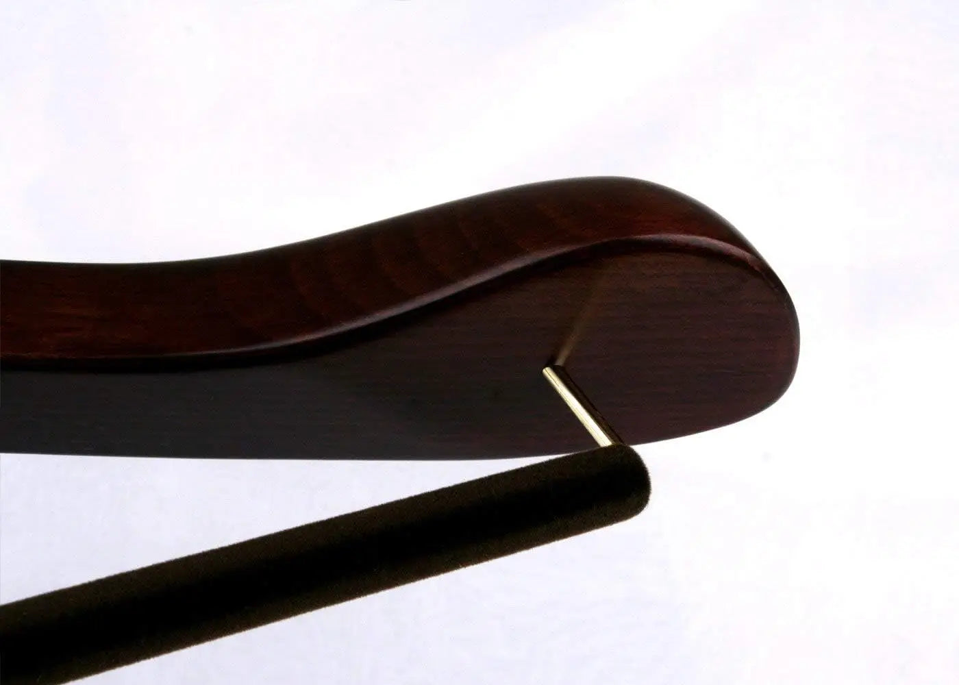 Luxuriöse Kleiderbügel aus Holz für Anzüge, Mäntel, Jacken, Oberbekleidung und Hemden mit breiten Schultern, 360° drehbaren Haken und rutschfester Stange