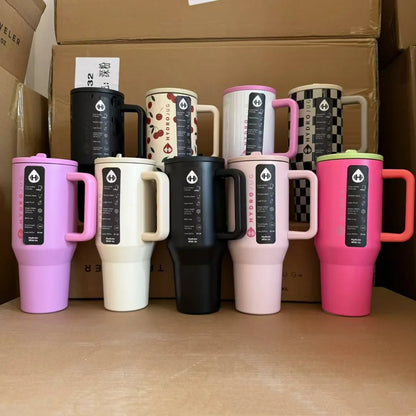 HydroJug Thermobecher 32 oz/40 oz mit Strohhalmdeckel, Edelstahl, vakuumisoliert, doppelwandig, für unterwegs