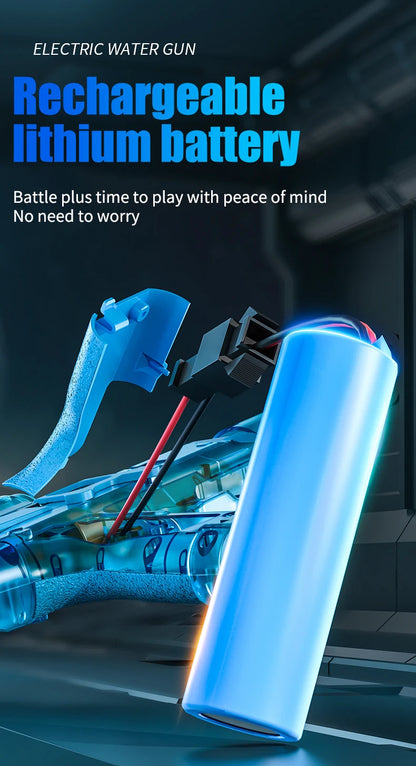 Electric Water Guns ,High Capacity Squirt Guns 26 FT Range with Light Up for Summer Outdoor Beach Swimming Pool Party Toy