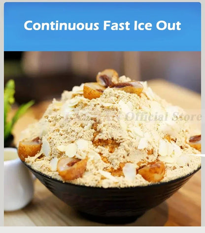HomeWise 120KG/24H Korean Snowflake Ice Machine Commercial heavy duty Small Milk Mango Bingsu Shaver Smoothie Crusher 110V 220V