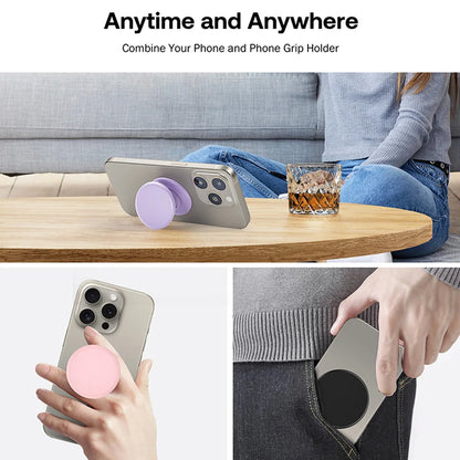 Grippopso Adhesive Phone Socket Holder Finger Grip Bracket Support Telephone for IPhone 15 Pro Max 14 13 Samsung Socket Stand