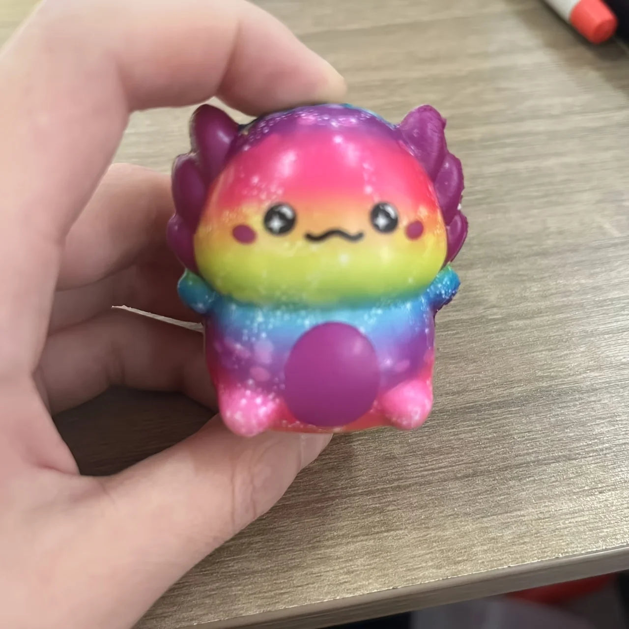 12/24PCS Kids Adult Mini Kawaii Newt Cute Stress Relief Squeeze Toys Random Slow Rising Toy Carnival Goodie Party Send Gift