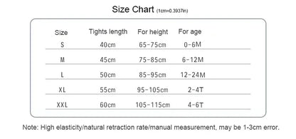 Girls Winter Tights - Thick Warm Cotton Pantyhose for Toddlers & Kids 0-6 Years