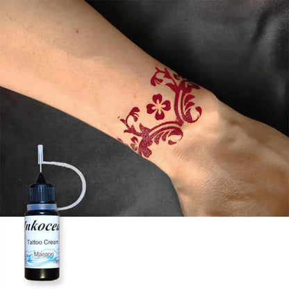 25g Indian Henna Dark Red Tattoo Paste Temporary Henna Cone For Tattoo Body Art Sticker Special Body Art Paint Henna