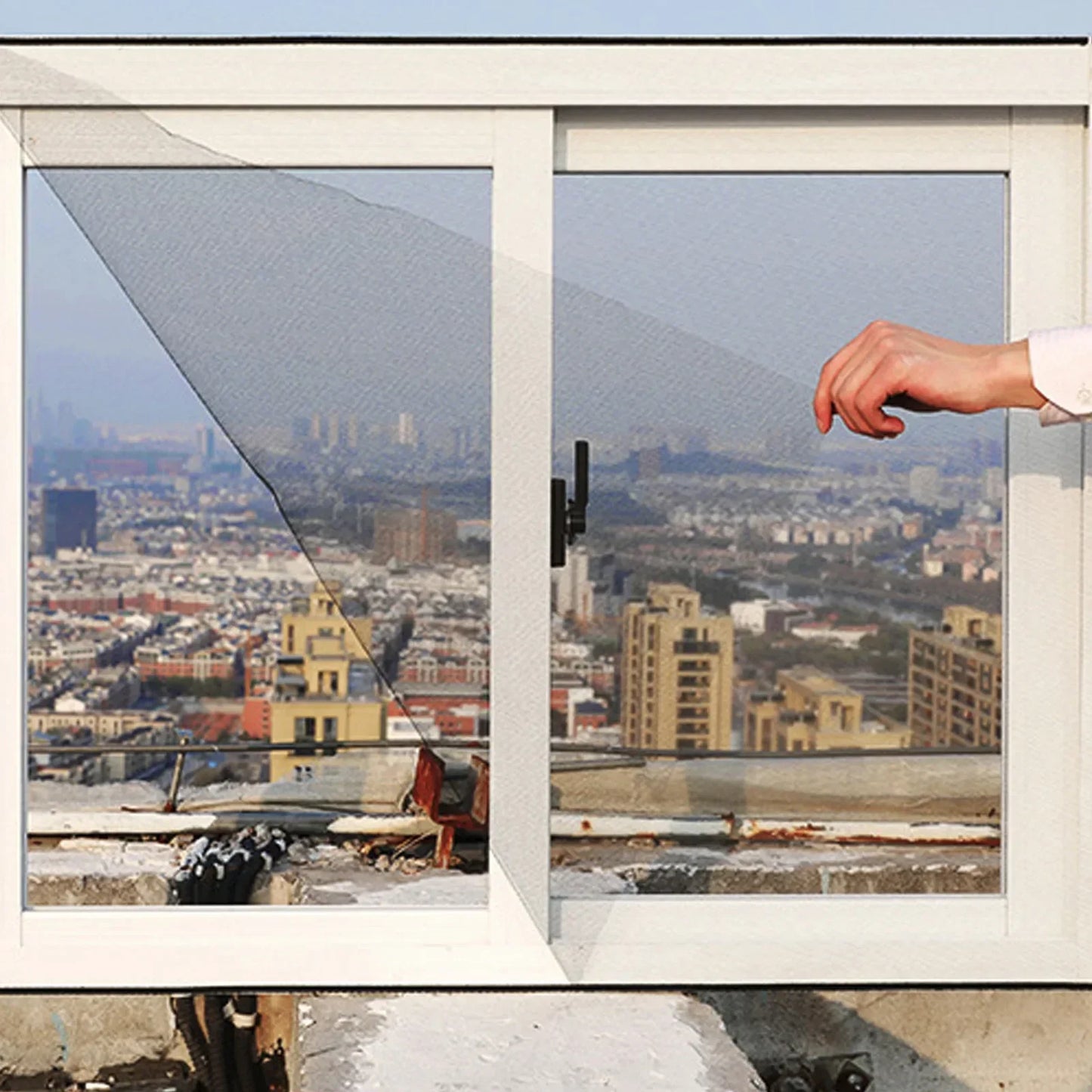 DIY Mosquito Net Self-adhesive Indoor Anti-insect Fly Screen Curtains Window Net Protections Mesh Home Textile Bed Garden