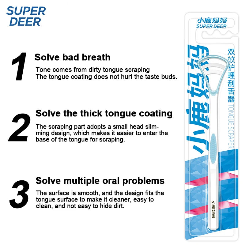 Fawnmum Silicone Tongue Scraper 1Pcs Macaron Color Tonger Brush Cleaning Tools Toothbrush Oral Care Fresh Breath Safe Clean