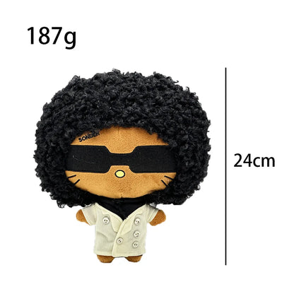 New Hello Kitty Ken Carson Rapper Trippie Taylors Plush Toy Doll with Clothes Stuffed Soft Plush Toys Fans Collect Gifts