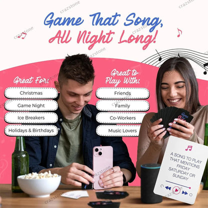 That Song-Fun Music Card Game For Adults And Teens-Compete To Play The Song