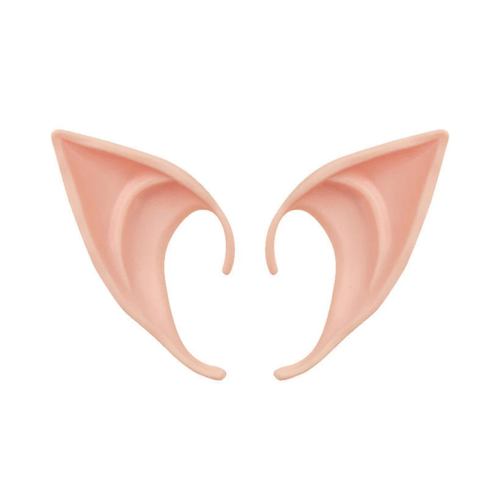 1-20pair Mysterious Angel Elf Ears Artificial Latex Ears for Halloween Decor Fairy Cosplay Costume Masquerade Accessories