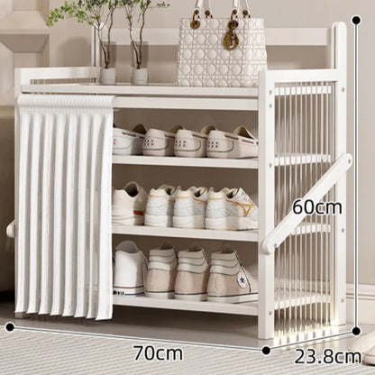 Folding Shoe Racks Multi-storey Simplicity Storage Shelves No Installation Required Strong Load-bearing Capacity Shoe Cabinet