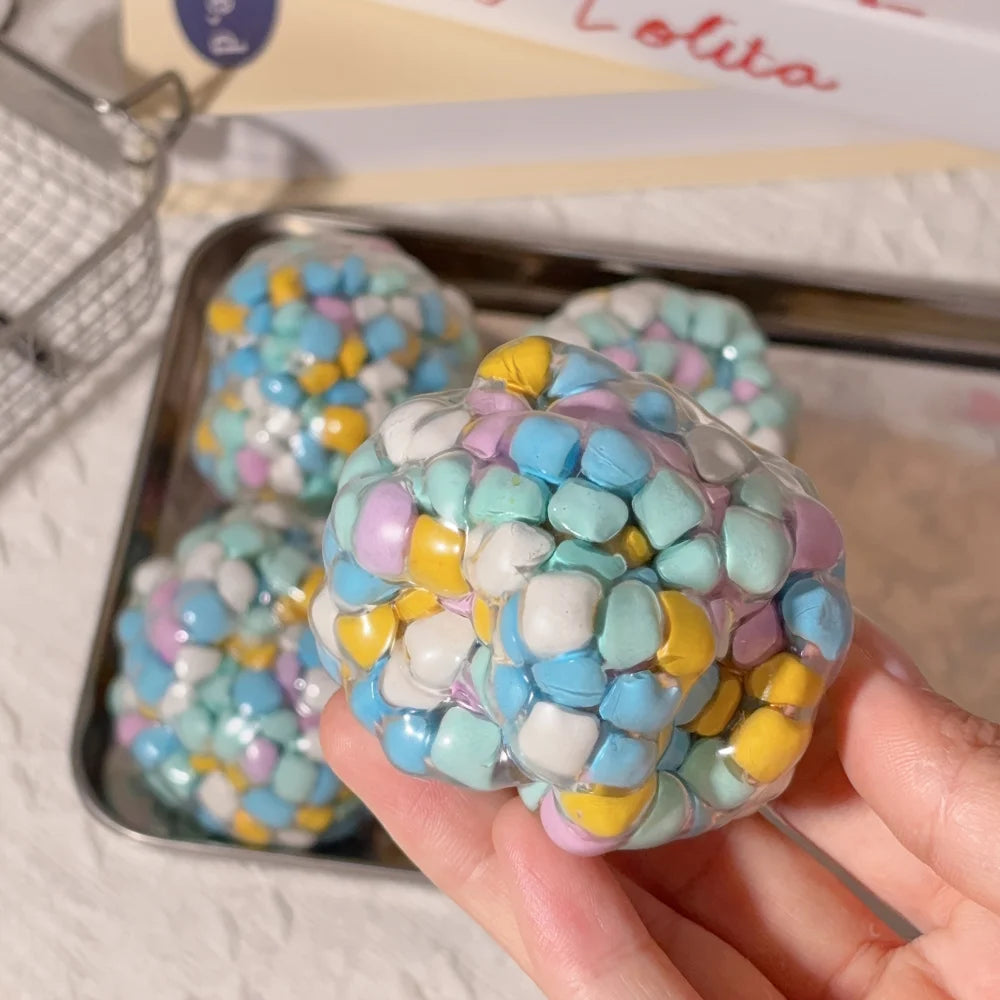 Squishy Dopamine Stress Ball Sensory Toys for Adults Kids, Anxiety Relief Fidget Toys, Squeeze Balls for ADHD Autism Focus