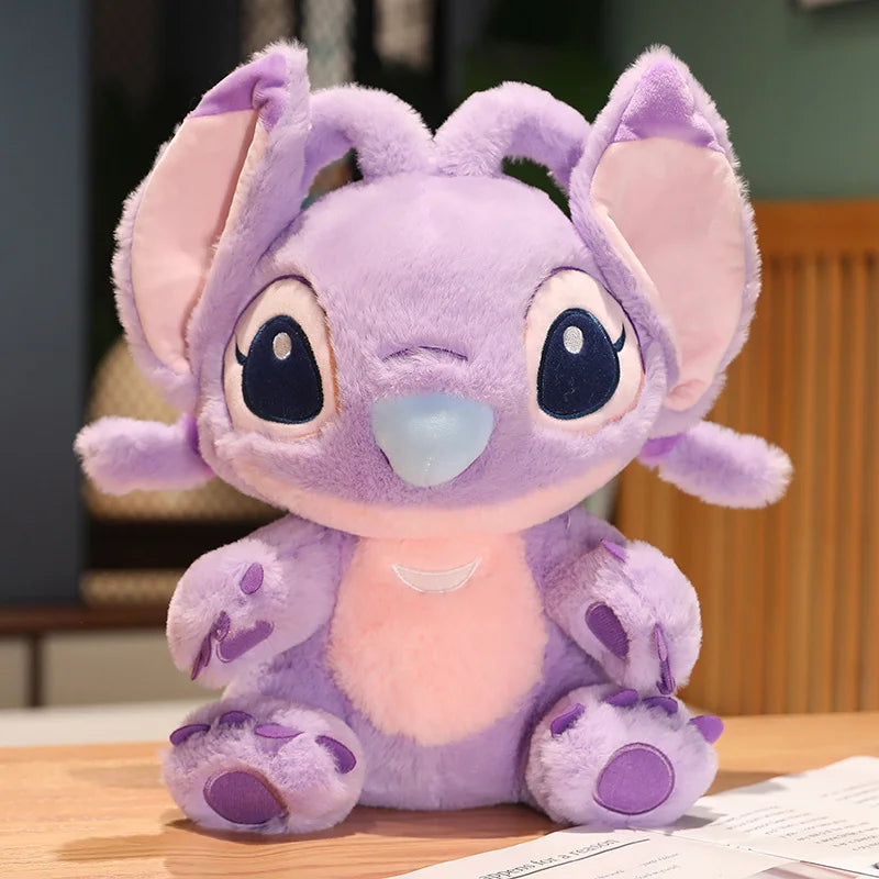 Kawaii Disney Lilo & Stitch Plush Toy Doll Animals Cartoon Soft Sleeping Sofa Pillow Room Decor Anime Stuffed Peluche Kid Gift