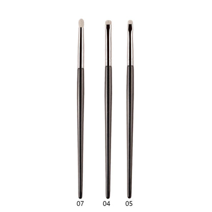 1pc White Pony Hair Eyeshadow Makeup brushes Small Smudge Precision Crease Detail Bevel Eye Shadow Make up brush Liner Lip