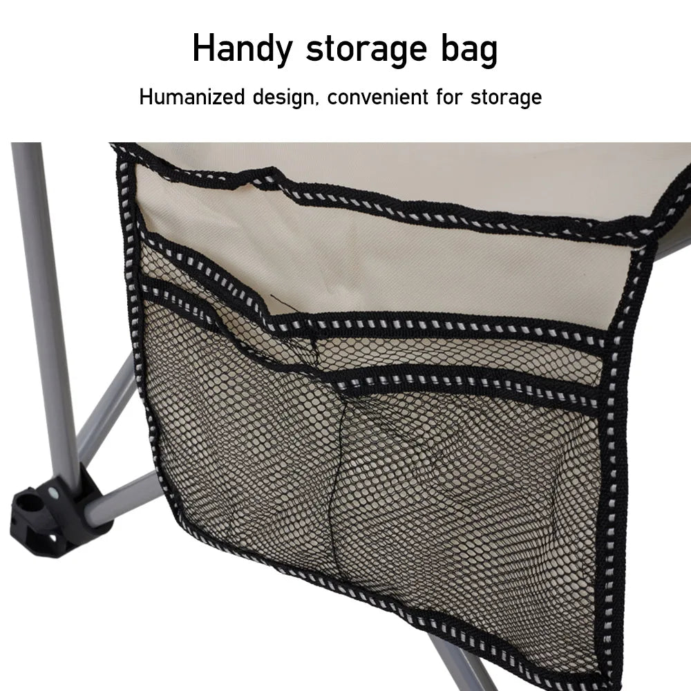 【Breeins】Portable adjustable folding camping chair, lightweight travel, fishing chair, beach chair, suitable for grassland