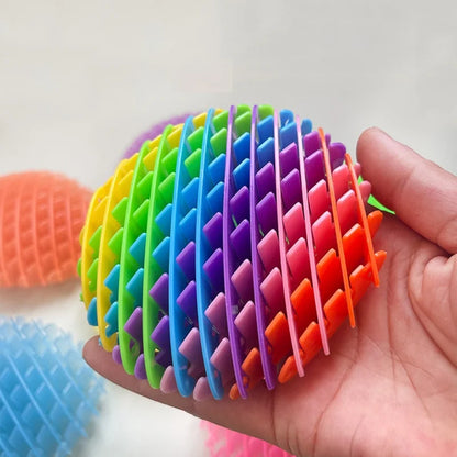 Creative Product Fidget Worm Stress-relieving Elastic Mesh Stress-relieving Healing Small Toy Decoration Can Be Played Easily