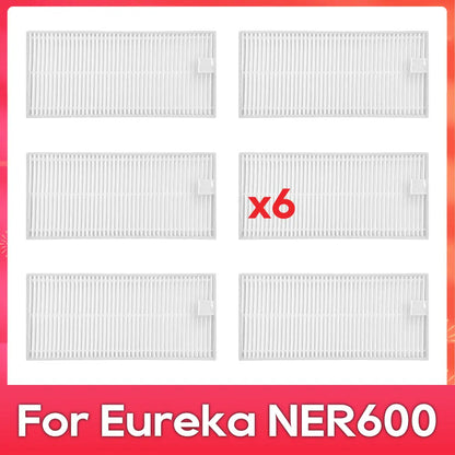 Fit For ( Eureka NER600 ) Roller Main Side Brush Hepa Filter Mop Rag Robot Vacuum Cleaner Spare Part Accessory Replacement Kit