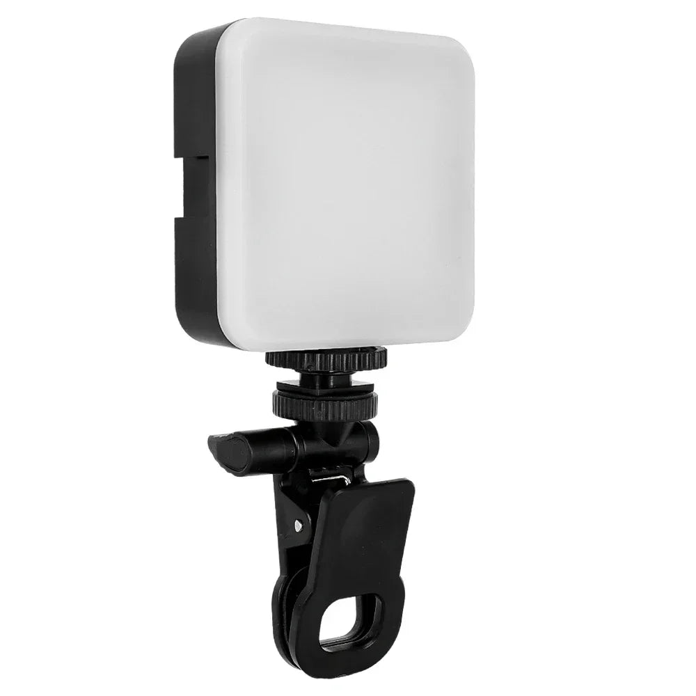 Pocket LED Selfie Light for IPhone Samsung IPad Mobile Phone Laptop Clip Ring Flash Fill Video Photo Ringlight Photography Lamp