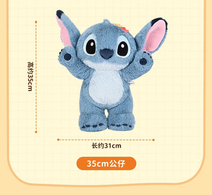 Genuine Disney Stitch 25-30CM Plush Toy Anime Lilo & Stitch Stuffed Toys Kawaii Cartoon Cute Pillow Doll Toys Kids Birthday Gift