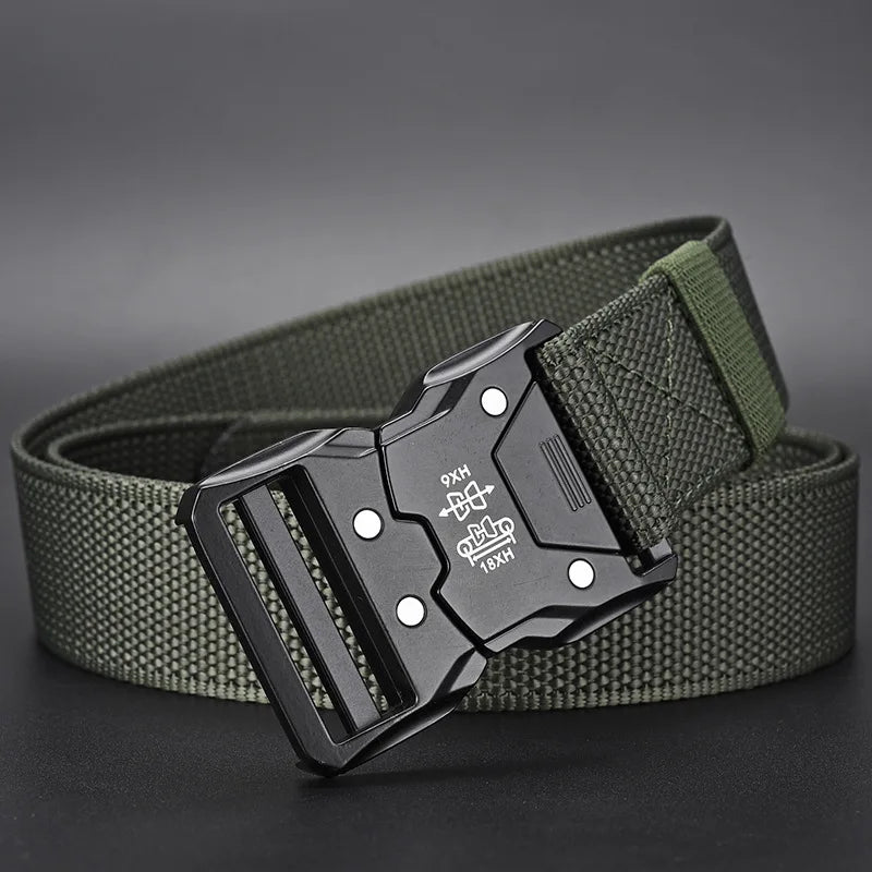 Men Belt Army Outdoor Hunting Tactical Multi Function Combat Survival High Quality Marine Corps Canvas For Nylon Male Luxury