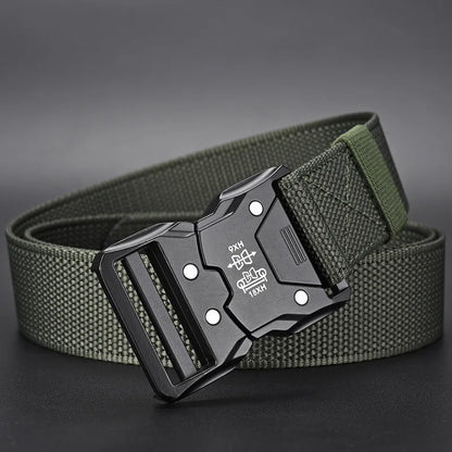Men Belt Army Outdoor Hunting Tactical Multi Function Combat Survival High Quality Marine Corps Canvas For Nylon Male Luxury